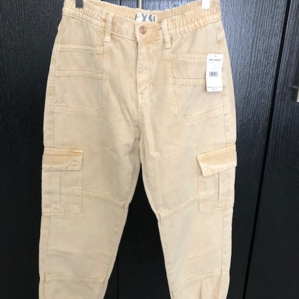 NWT Free People Platoon Stretch Jogger Cargo Pants